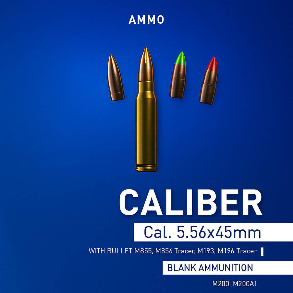 Ammunition cal. 5,56×45 mm